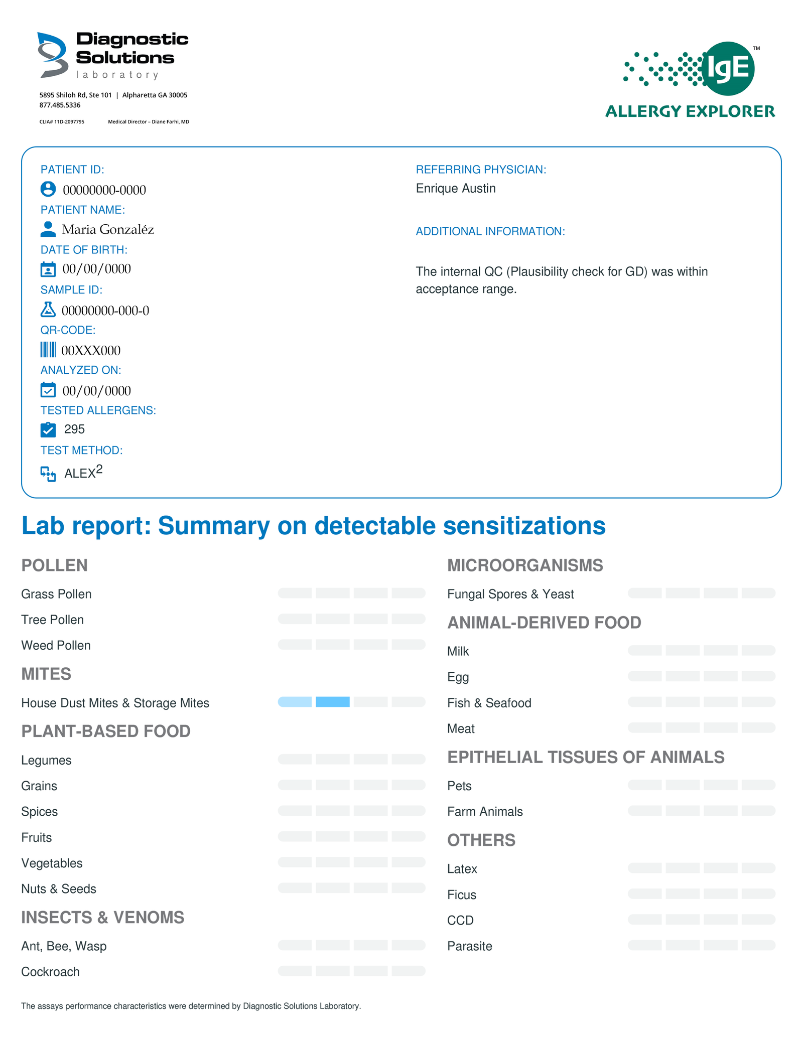 Test De Alergias Y Sensibilidades Alimentarias 1 Resultados 2